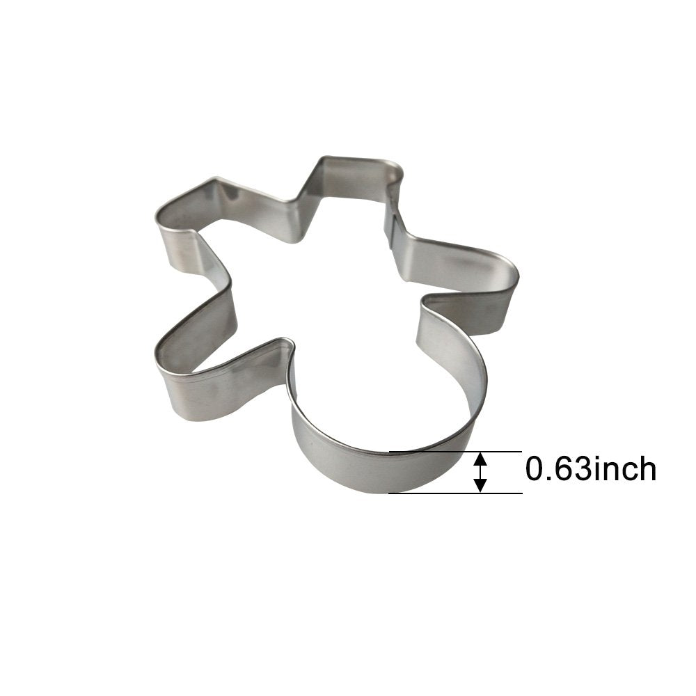 6Pcs Cute Funny Gingerbread Boy And Girl Christmas Lebkuchen Cookie Cutter Molds, Like A Family By Cspring
