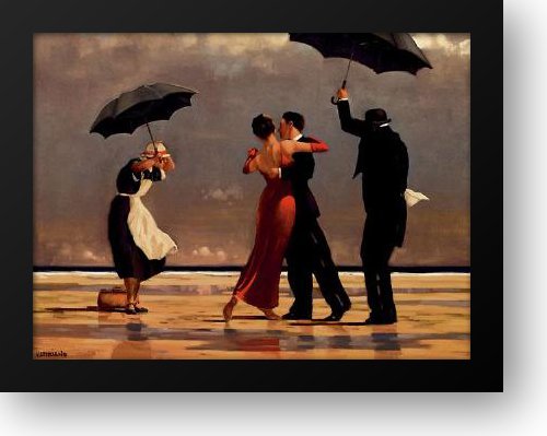 Singing Butler 36X28 Framed Art Print By Vettriano, Jack