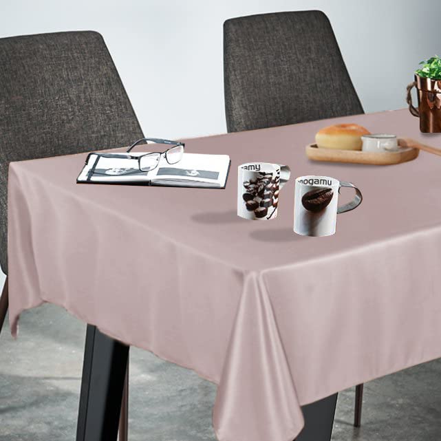 Fitable Sequin Tablecloth for Parties 52x70 Inch - Sparkle Glitter Laser Rectangle Overlay for Wedding Baby Shower Ceremony Birt