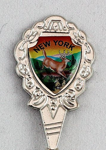 New York State Souvenir Collectible Twist Spoon 5'' Lpco