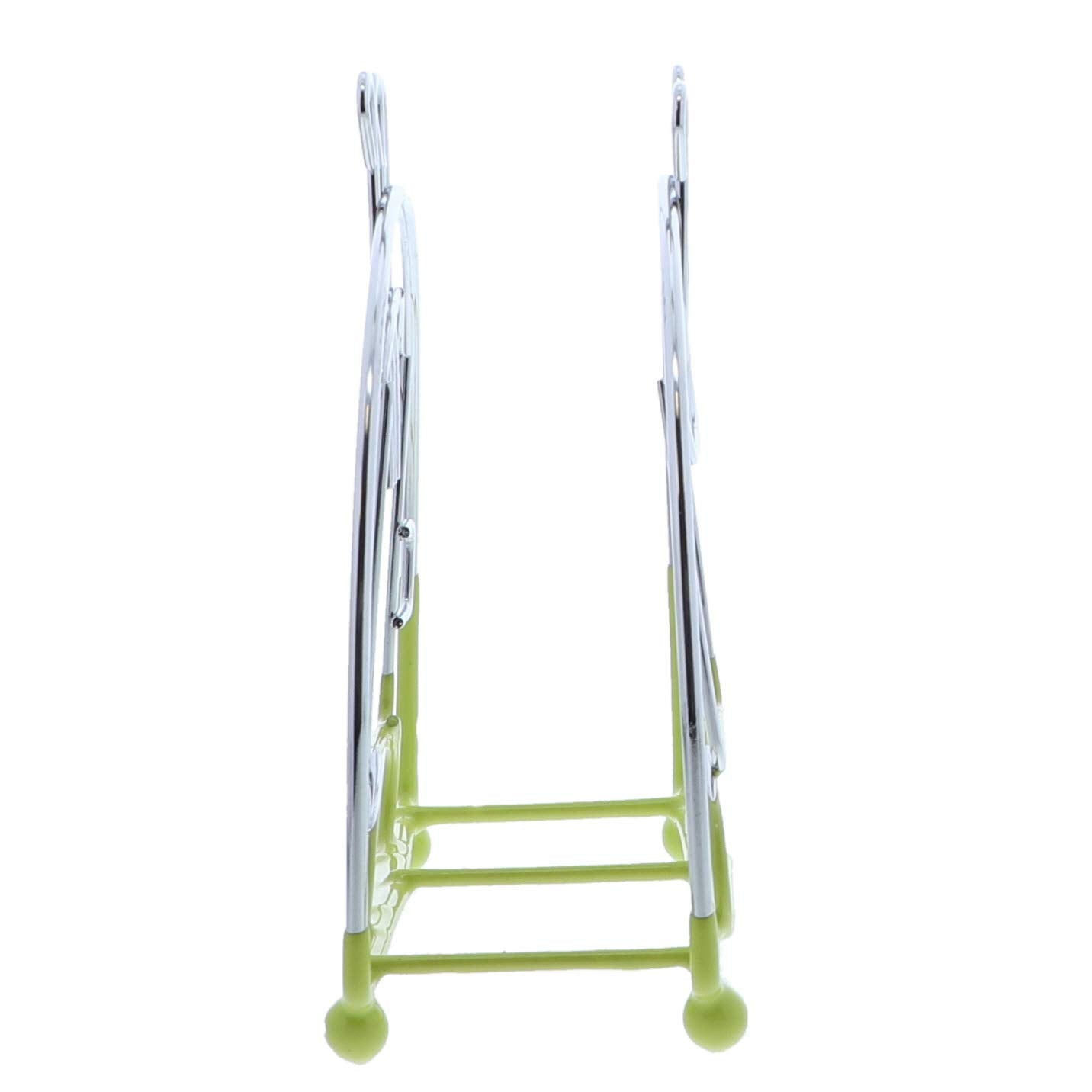 Wire Napkin Holder With Coffee Cup Kitchen D  Cor (Green)