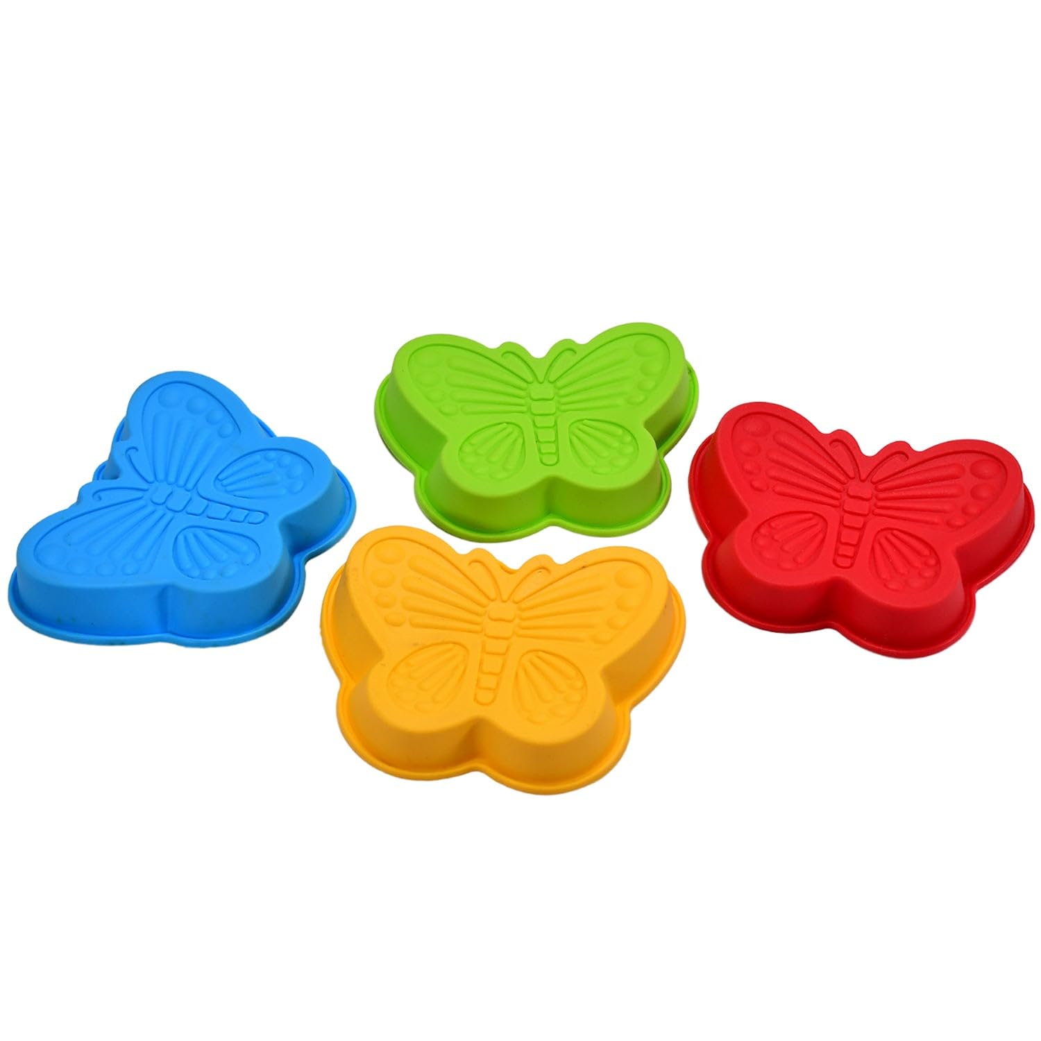 Yunexa Butterfly Shape Cake Cup Liners I Silicone Baking Cups I Muffin Cupcake Cases I Microwave or Oven Tray Safe I Molds for H