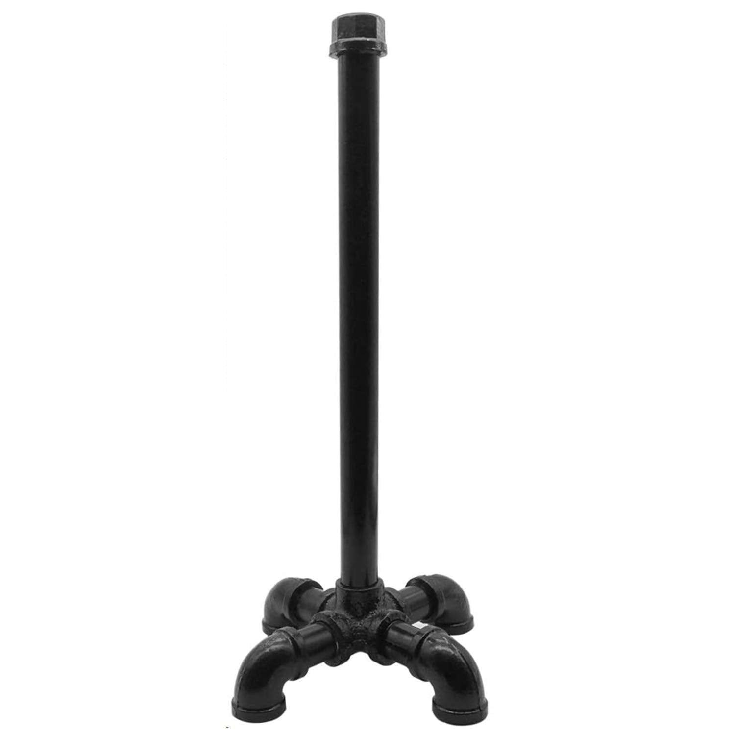 Mincord Paper Towel Holder Rustic Industrial Standing Pipe Toilet Roll Tissue Holder, Farmhouse Countertop Vintage Pipe Paper To