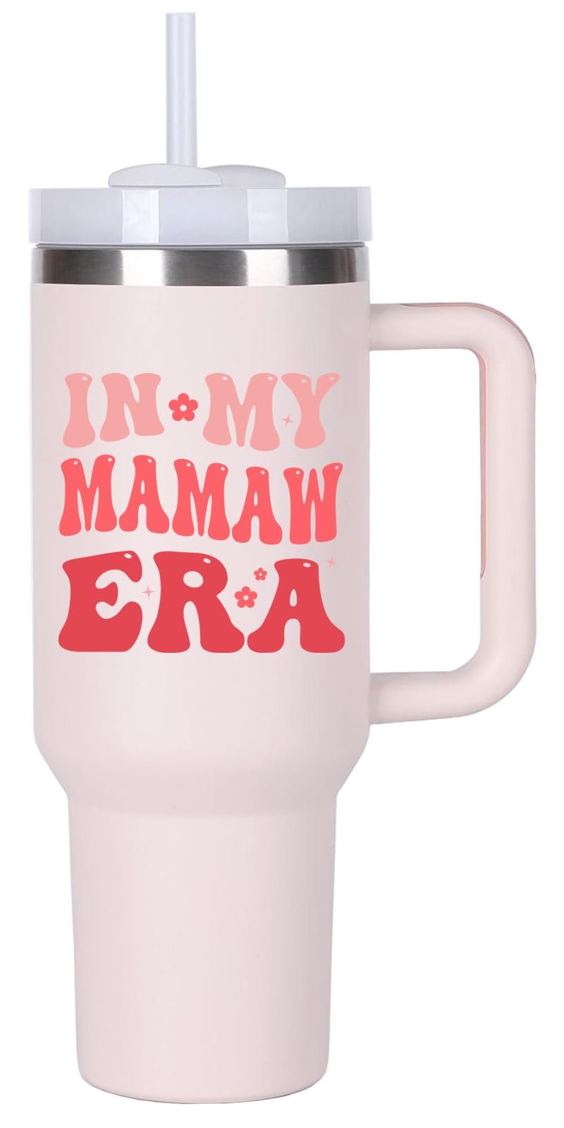 momocici Mamaw Gifts Ideas for Grandma.40 oz In My Mamaw Era Tumbler with Handle.Mamaw Gift.Mamaw Cup.Mamaw Tumblers.40 oz Birth