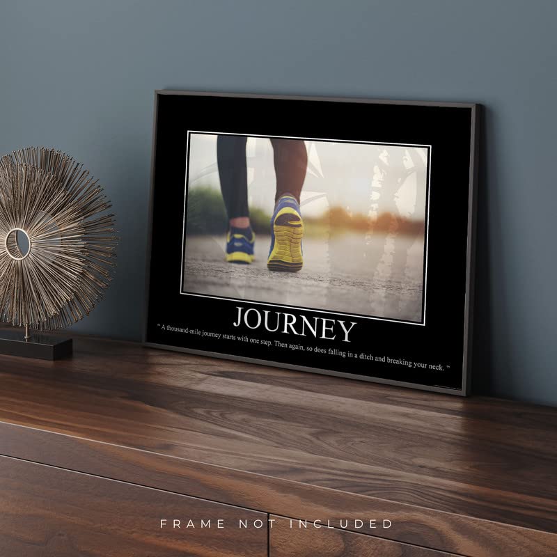 Journey Demotivational Poster Snarky Ironic Funny Sarcastic Office Wall Decor Art Print 11X14 Inches Unframed