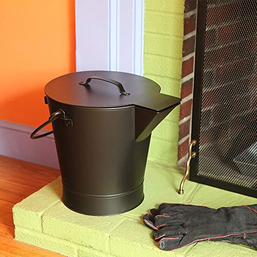 Minuteman International All Black Ash Bucket Pail