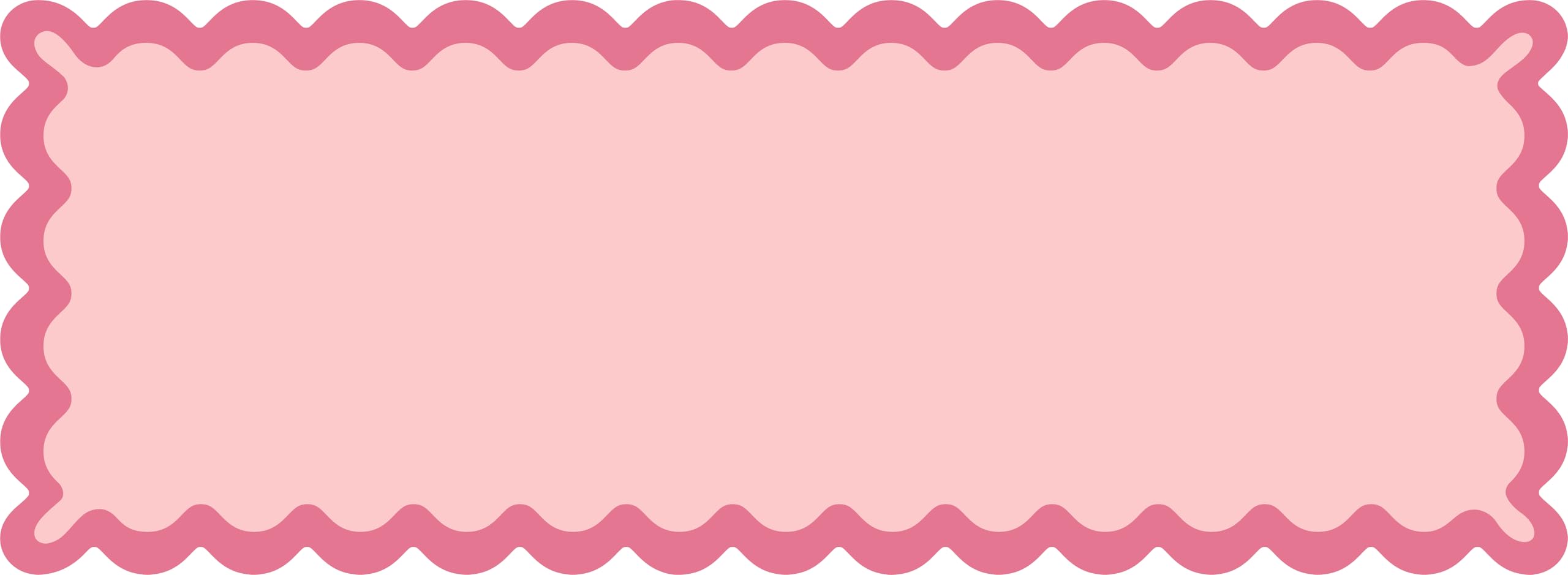 Ortigia Long Cute Scalloped Bathroom Rugs Runner, Fun Candy Pink Plush Microfiber Scallop Bath Mats Non Slip Washable Quick Dry