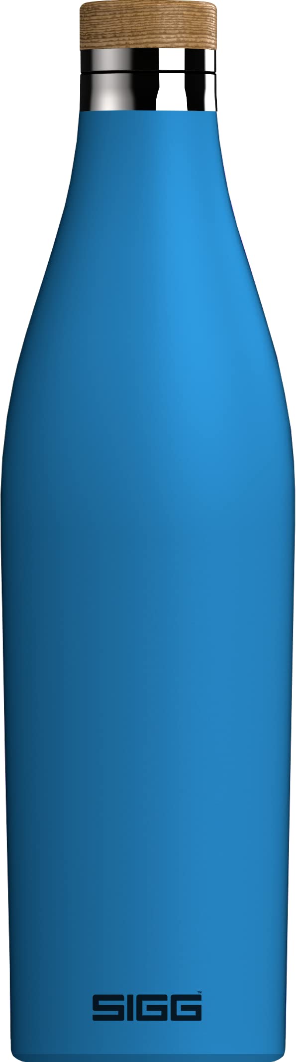 Sigg - Insulated Water Bottle - Meridian Electric Blue - Leakproof & Extra-Slim - BPA Free - Plastic Free - 18/8 Stainless Steel
