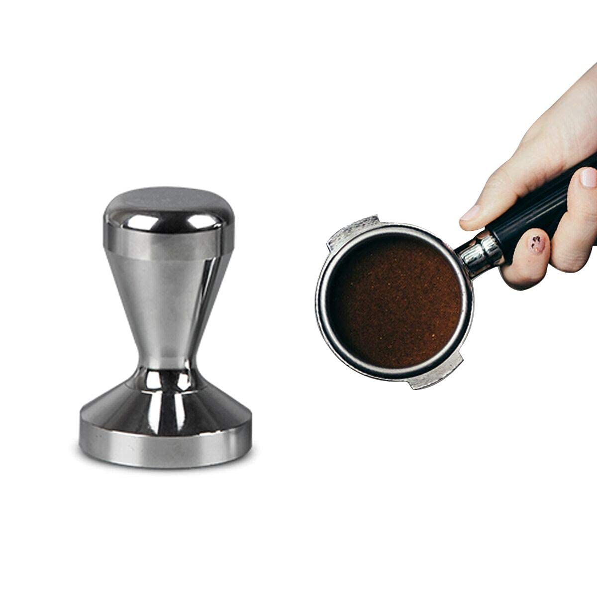 Coffee Tamper 49Mm, Espresso Coffee Press Stainless Steel