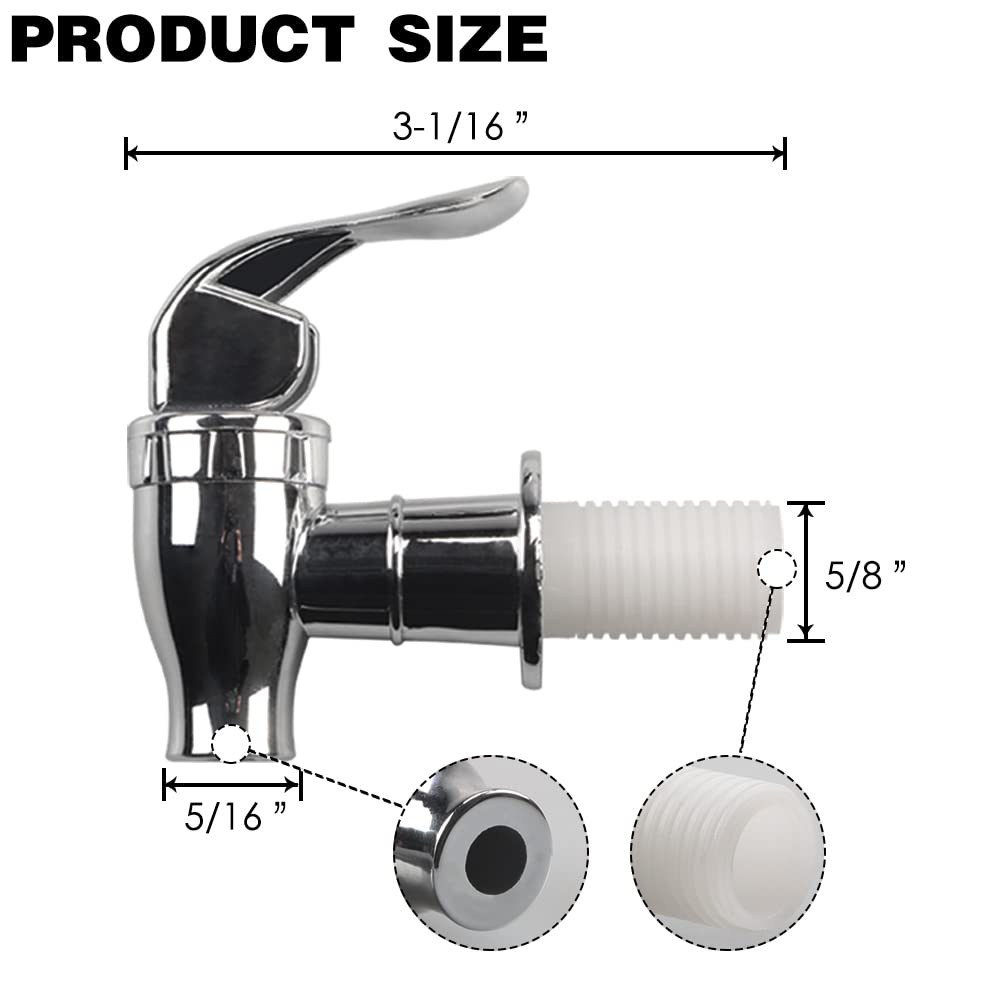 Drink Dispenser Spigot Spout Replacement Push Style Cooler Faucet For Beverage Dispenser Carafe Water Bottle Jug Ceramic Water C