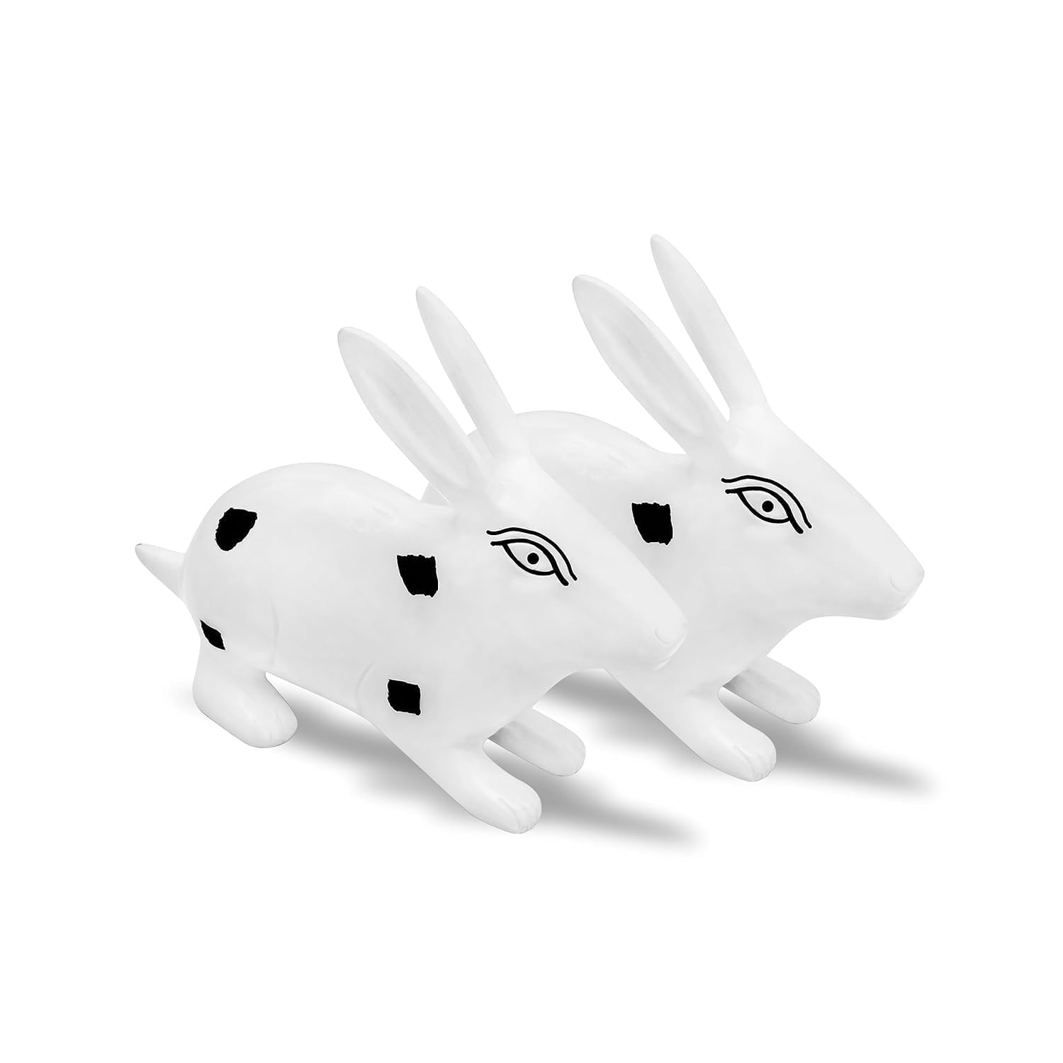 Brongs Brass Rabbit Statue | Length - 14 Cm Aprrox. | Weight -1200 Gram Approx. | Vastu Idol For Home And Office | Zonal Placeme
