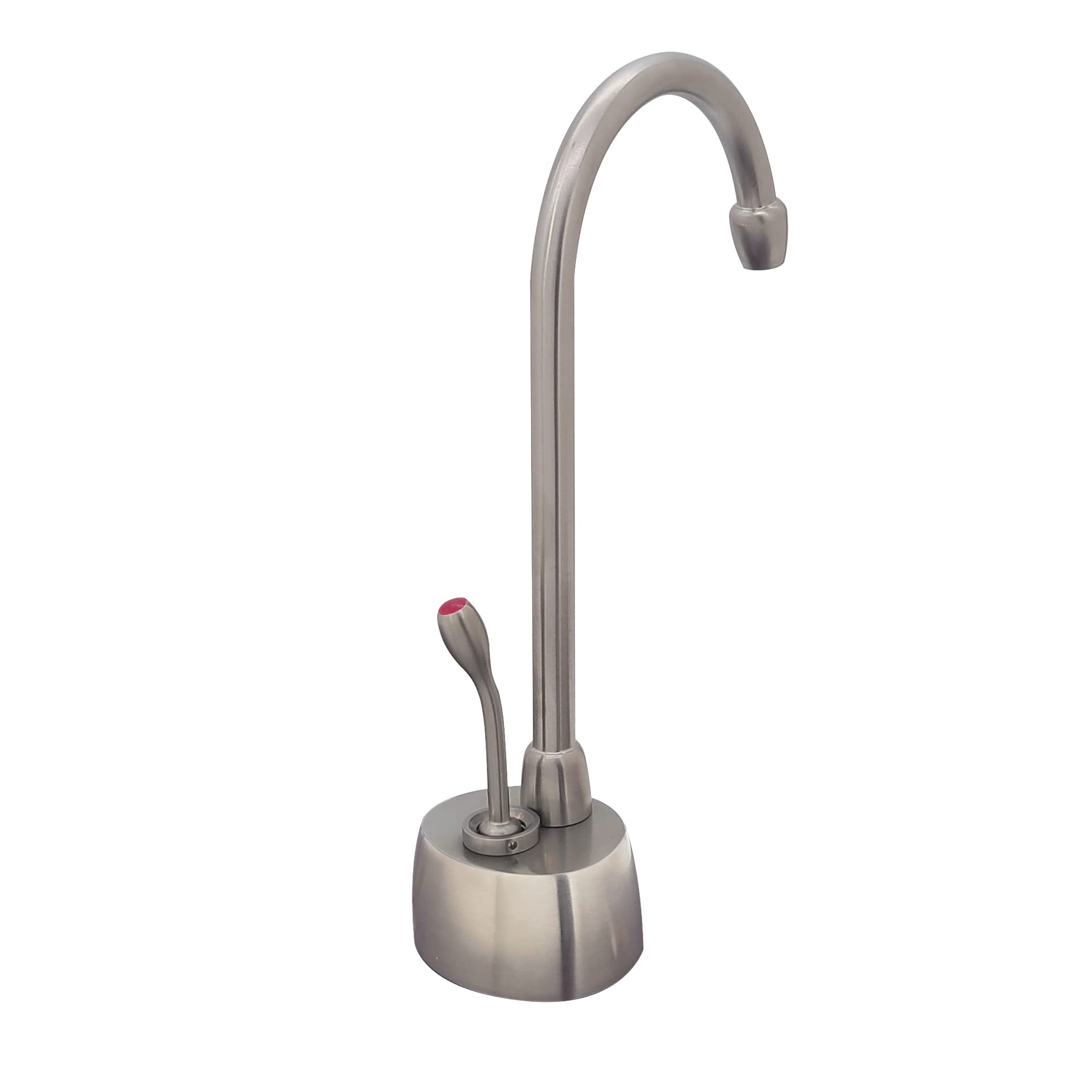 Westbrass D271-Nl-07 Velosah 9'' 1-Handle Hot Water Dispenser Faucet (Tank Sold Separately), Satin Nickel