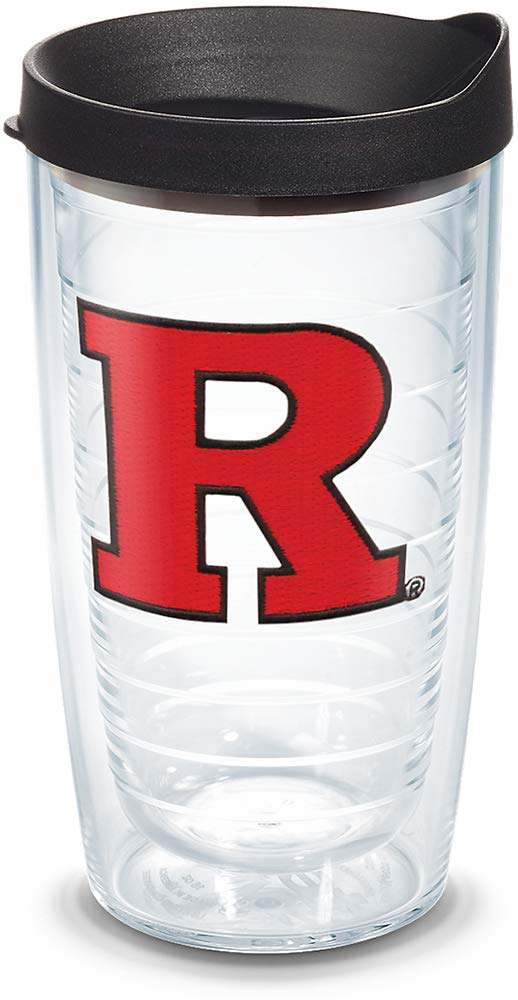 Tervis Made In Usa Double Walled Rutgers University Scarlet Knights Insulated Tumbler Cup Keeps Drinks Cold & Hot, 16Oz, Primary