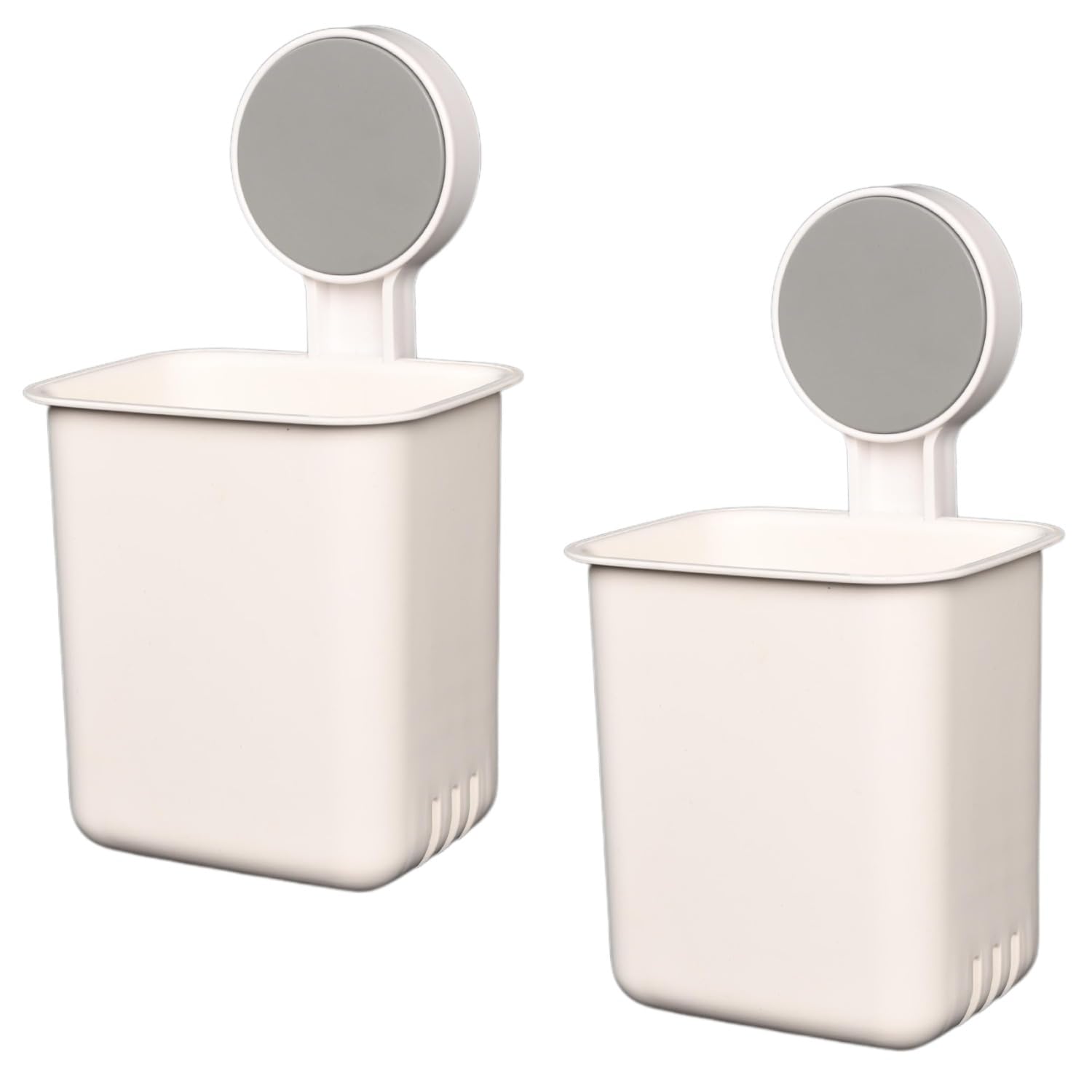 Hylol Plastic Drill-Free Removable Wall Mounted Toothbrush Holder With Strong Self Adhesive Hook Sticker, Toothpaste Holder, Hol