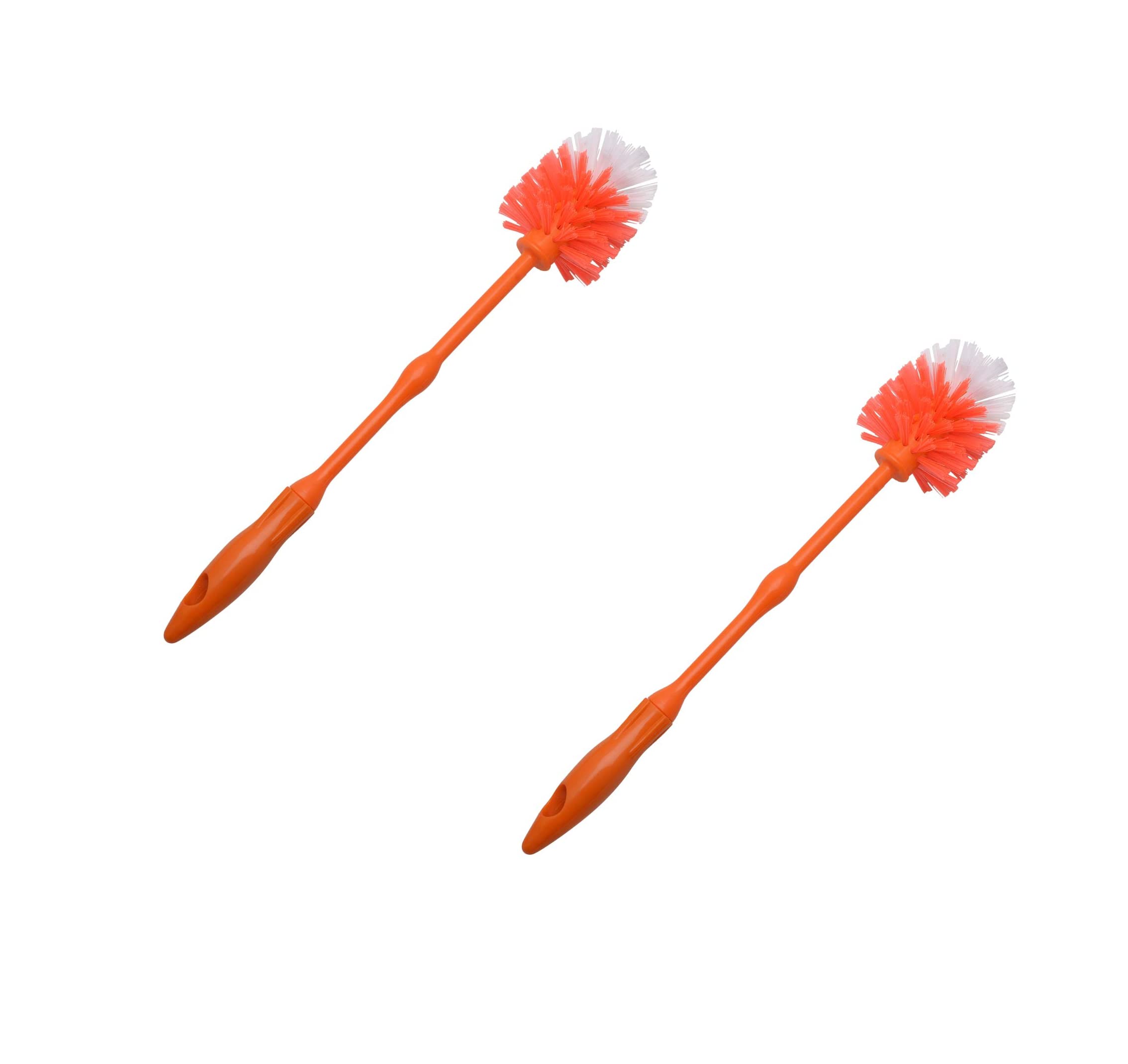 Woolco Specially Designed Round Toilet Brush Pack Of 2 (Color May Vary On Stock Availability)