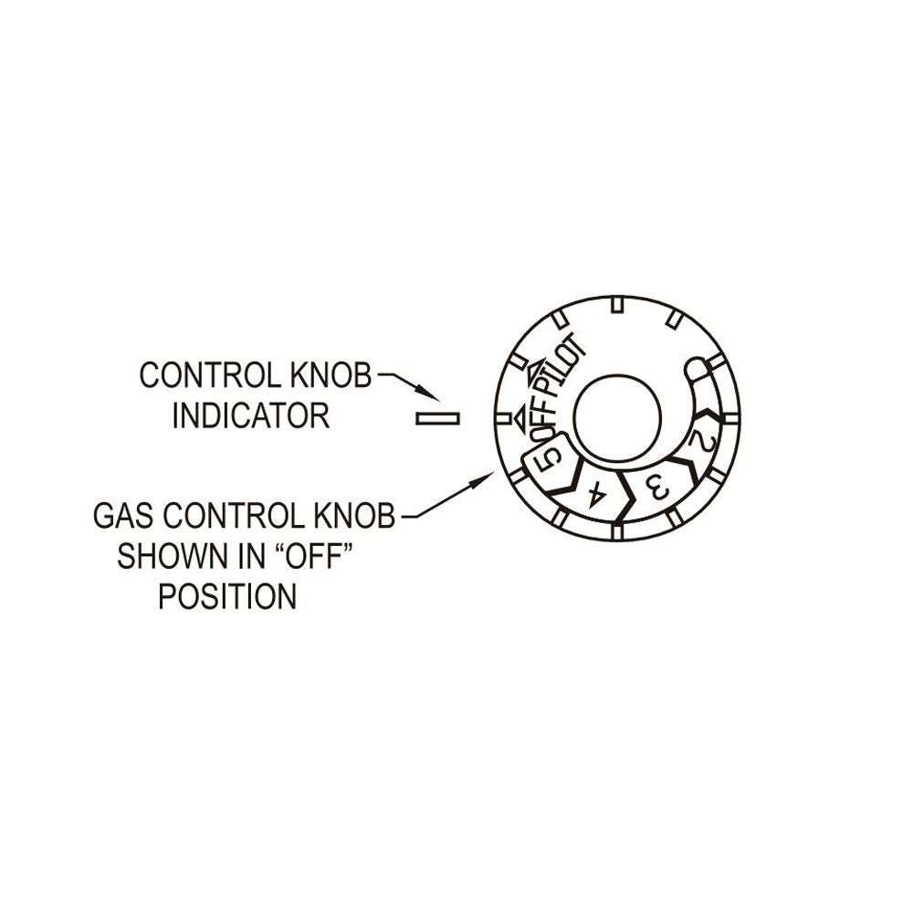 White Mountain Hearth By Empire 18-Inch Vent-Free Natural Gas Slope Glaze Burner - Manual Safety Pilot