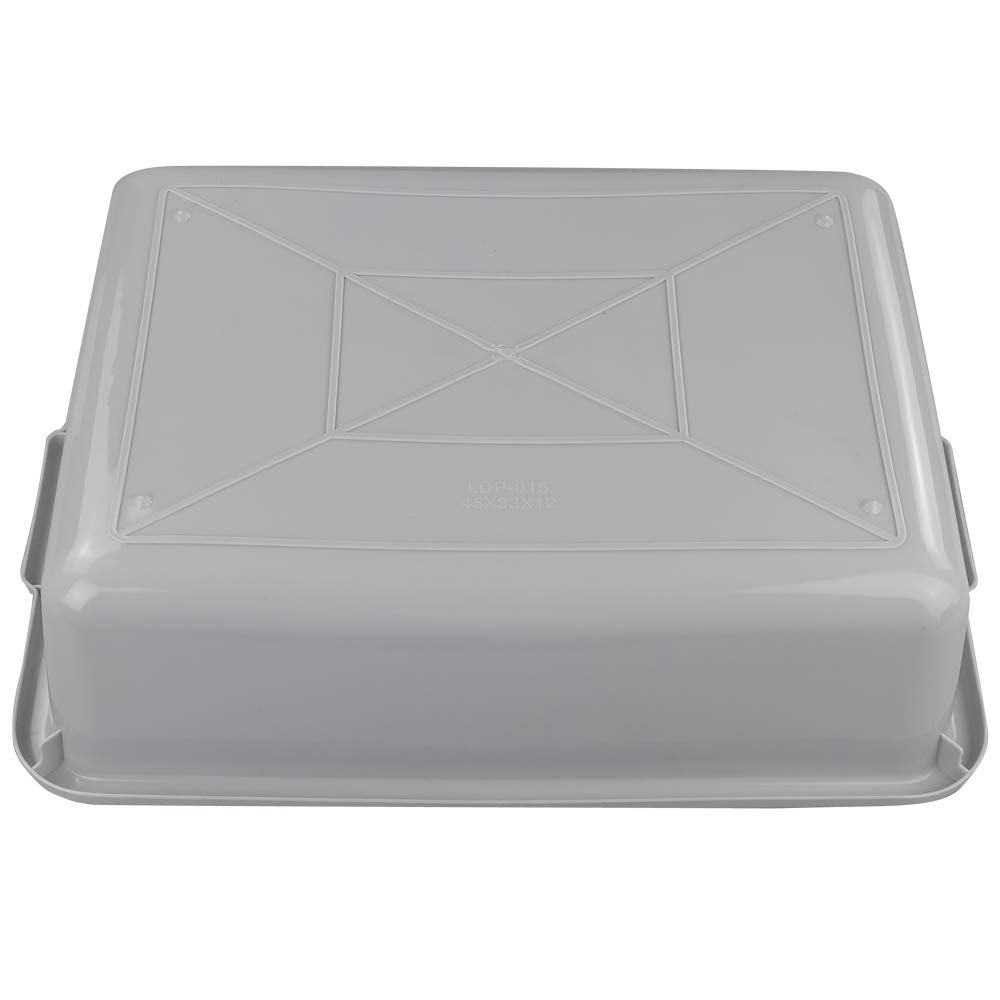 Anbers 13L/Grey Plastic Commercial Bus Box  Wash Tub Basin  4 Packs