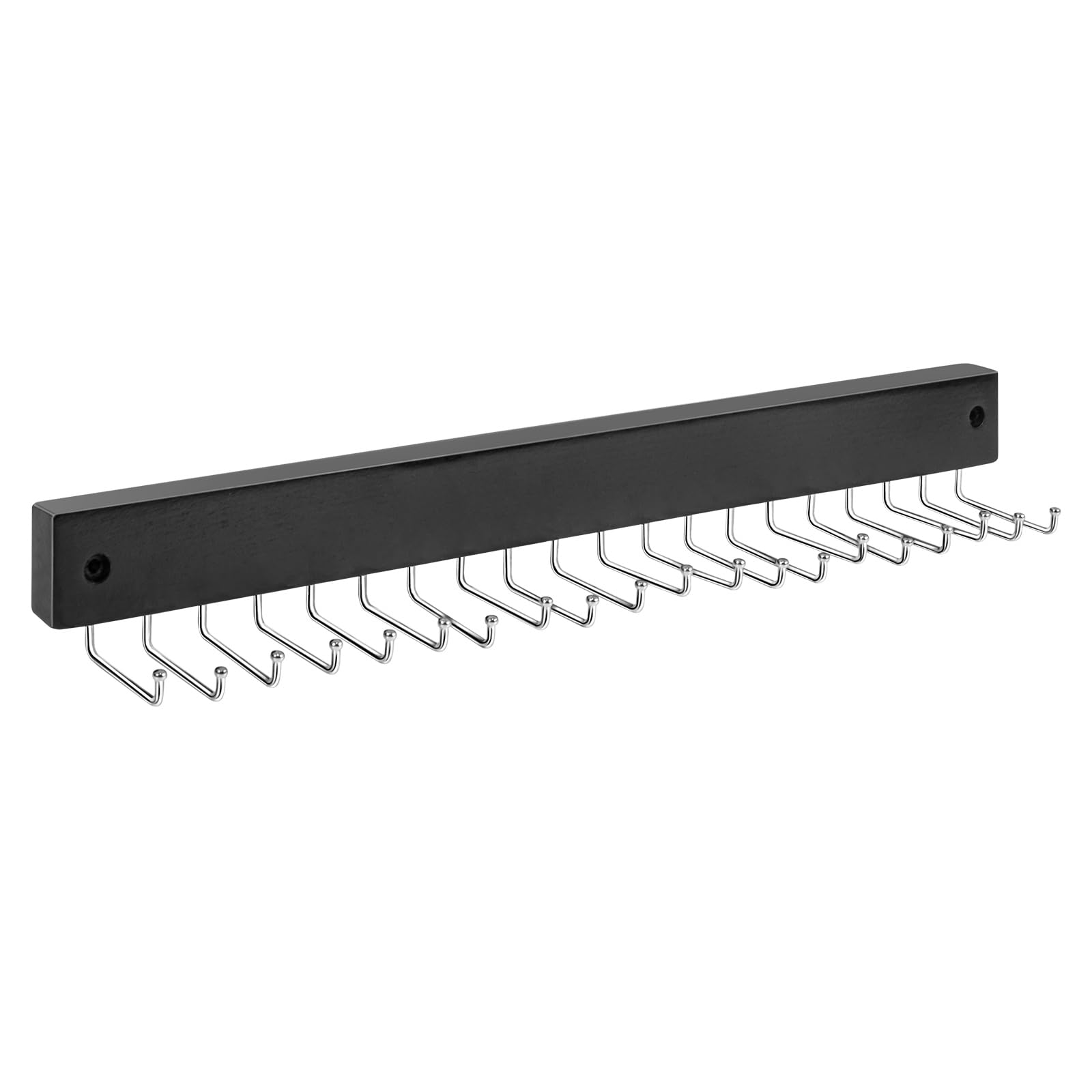 Tie Rack Wall Mounted, Tie, Belt And Scarf Hanger 20 Hook, Tie And Belt Organizer
