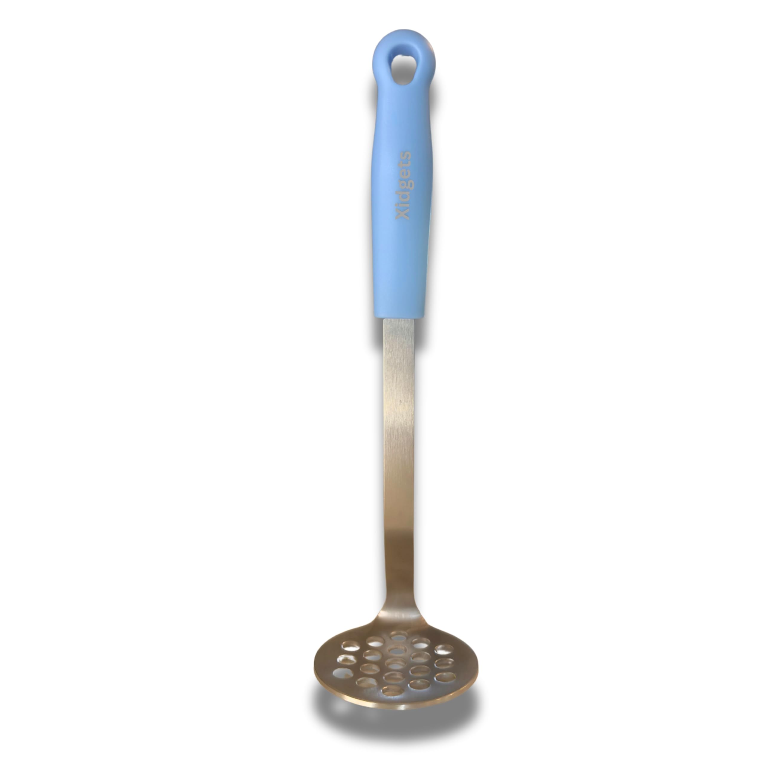 Medium Small Potato Masher Egg & Avocado Masher. Sturdy Design, Comfortable Grip, Dishwasher Safe. Stainless Steel, Lightweight