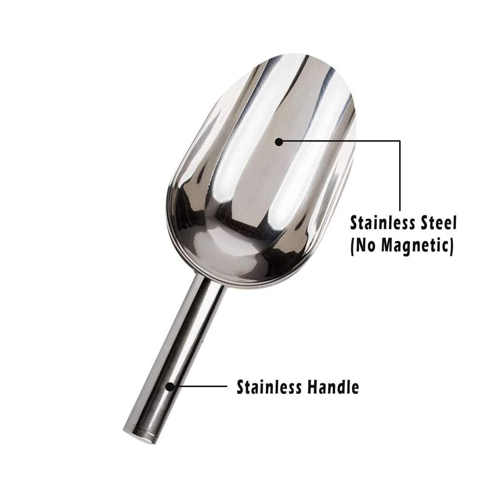 Xiboya Textile Sweet Candy Buffet Ice Tongs & Scoops (Silver-6 Set)
