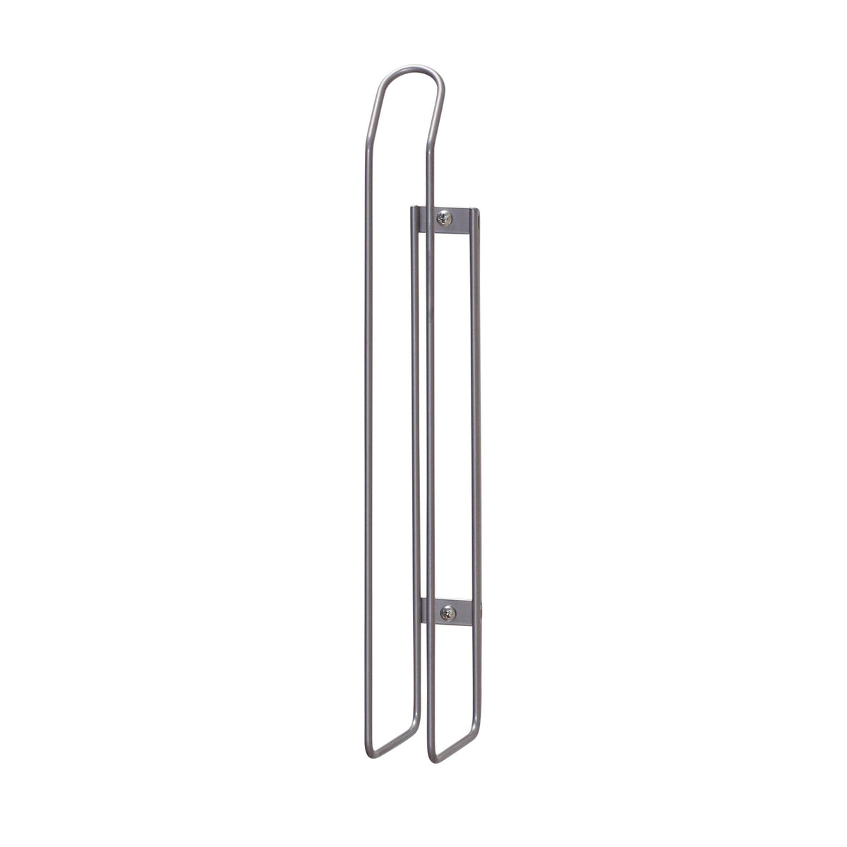Household Essentials 1225-1 Mounted Paper Towel Holder | Mounts To Solid Cabinet Doors Or Walls, Nickel