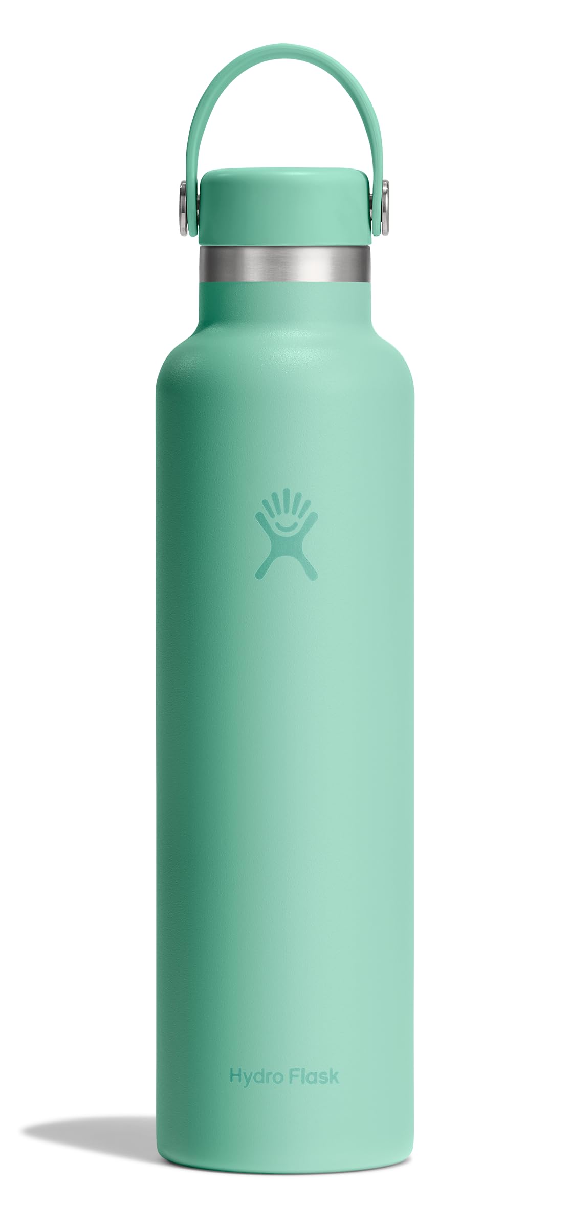 Hydro Flask Water Bottle - Insulated Stainless Steel - Non Spill, Leakproof in 24 Oz Mermaid Green