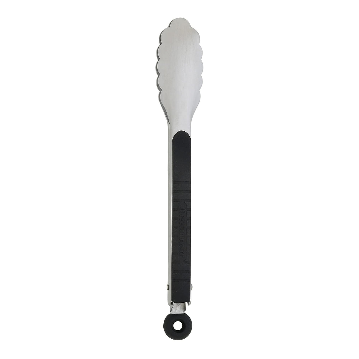 Messermeister Stainless Locking Tongs, 9    - Gently Grips Food - Durable Stainless Steel & Non-Slip, Silicone Grip - Dishwasher