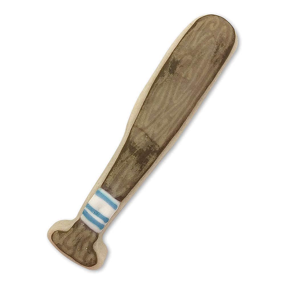 Baseball Bat Cookie Cutter 4.5 Inch - Made In The Usa - Foose Cookie Cutters Tin Plated Steel Baseball Bat Cookie Mold