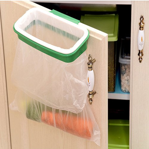 Lunies Over The Cabinet Plastic Trash Bag Holder For Kitchen, Under Sink Trash Can, Grocery Bag Holder For Rv,Bathroom, Dorm Roo