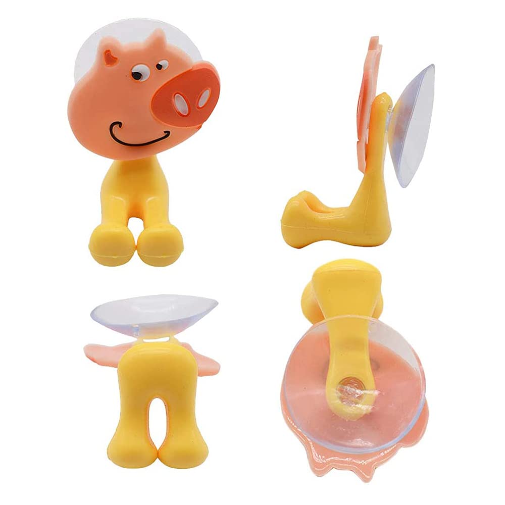 Toothbrush Holder For Kids, Cute Animal Wall Mounted Toothbrush Holder With Suction Cup (9 Pack Animal)