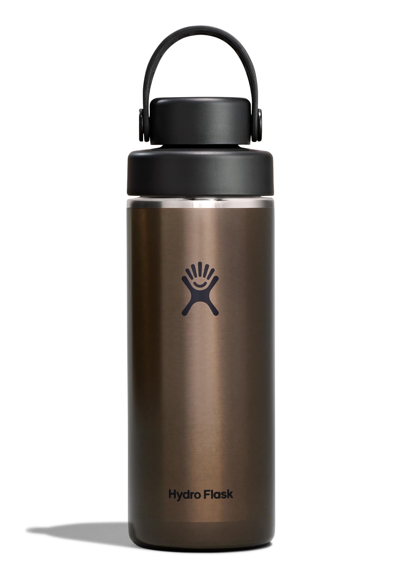 Hydro Flask Lightweight Wide Flex Chug Cap  Insulated Stainless Steel Water Bottle 16 Oz Obsidian