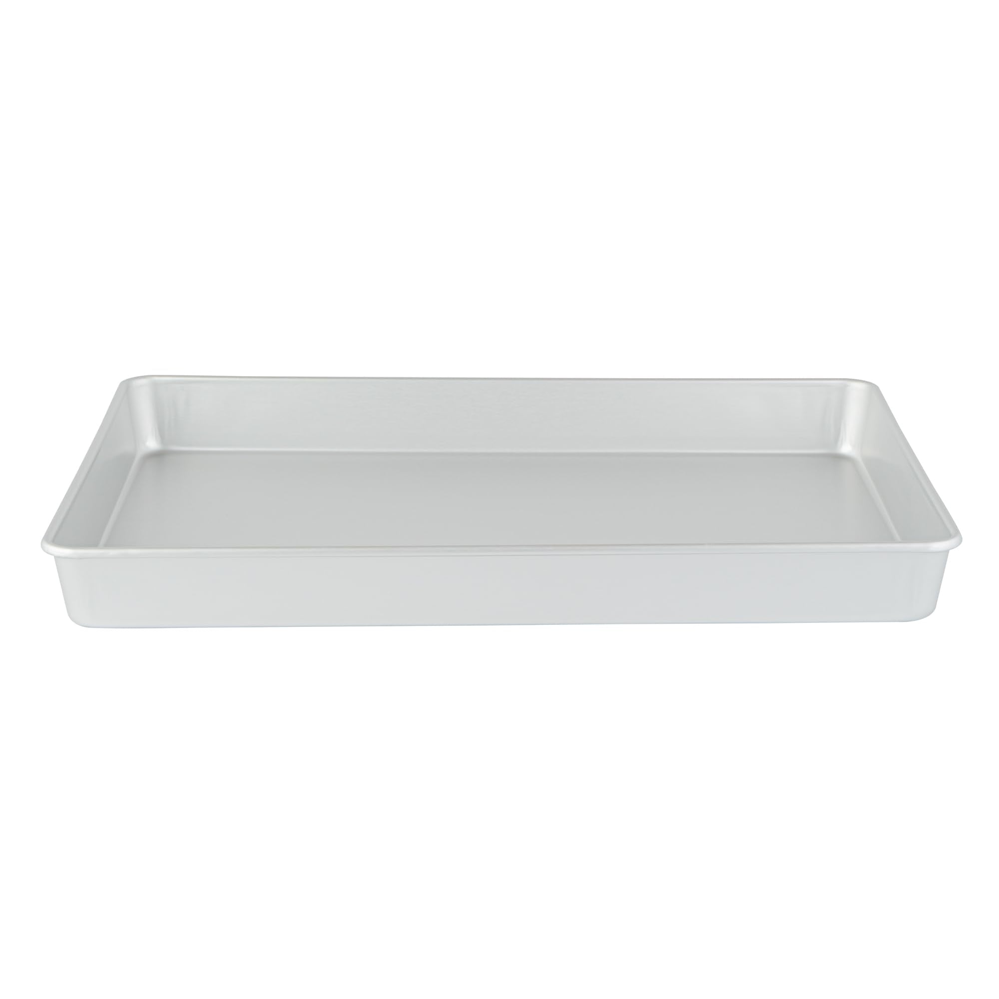 Restaurantware-Met Lux 18 x 12 x 2 Inch Straight-Sided Baking Tins, 12 Rectangular Cake Pans - Oven-Ready, Freezable, Anodized A