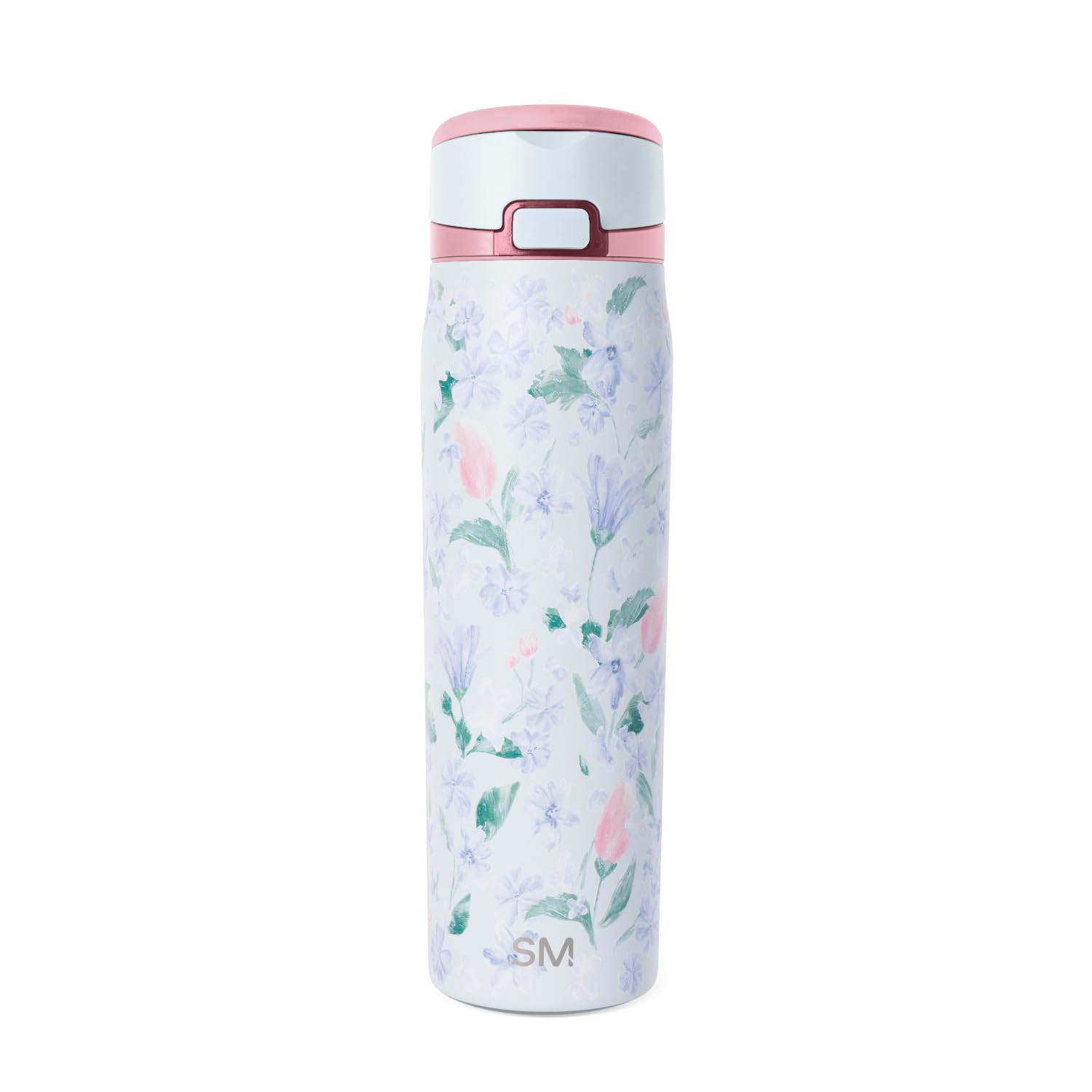 Simple Modern Mothers Day Mesa Loop Water Bottle with Covered Straw and Handle | 24oz Cup Holder Friendly Insulated Stainless S