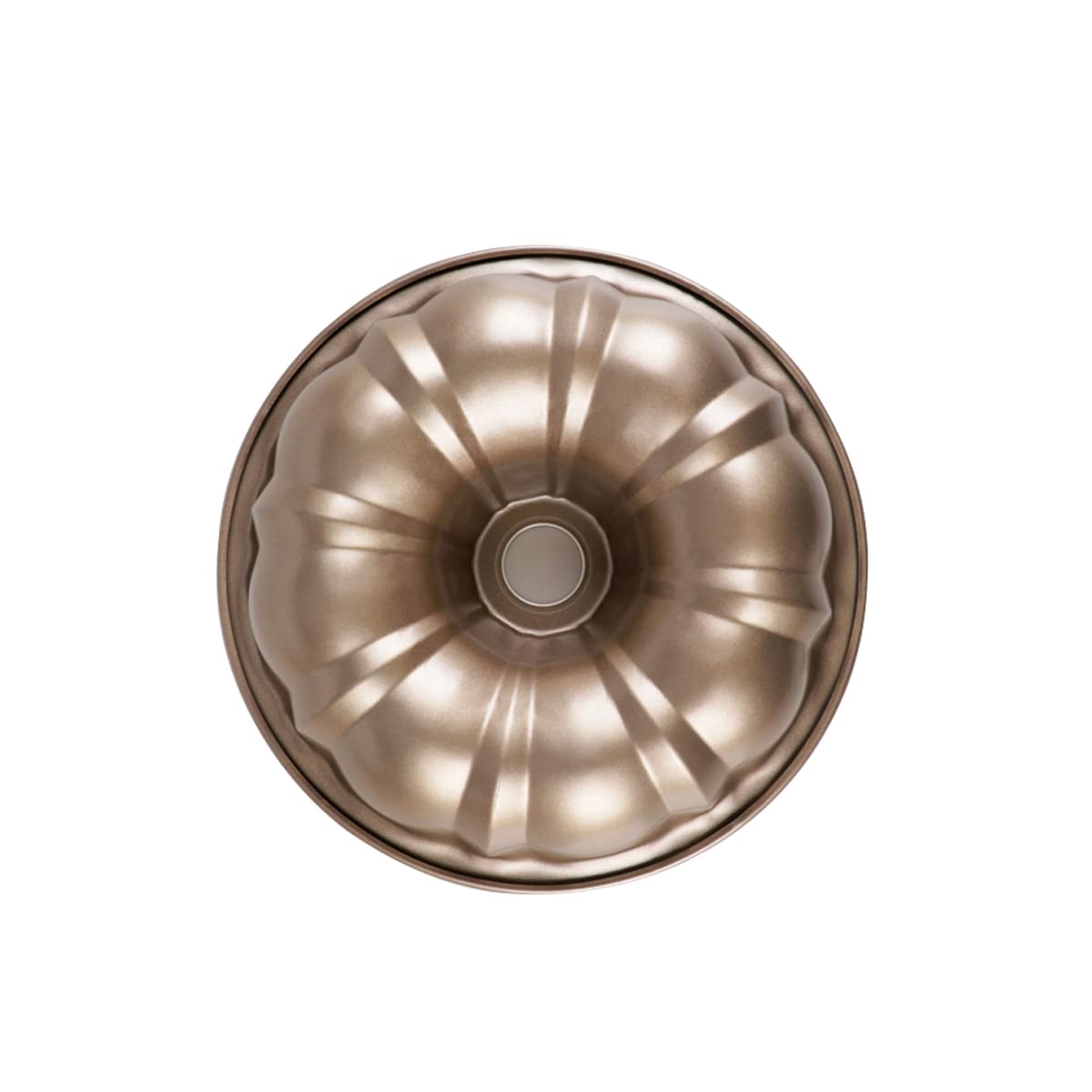 Gurlideo Fluted Cake Pans For Baking Carbon Steel Tube Pan Baking Mold 23.5Cm/9.5Inches-2Pcs