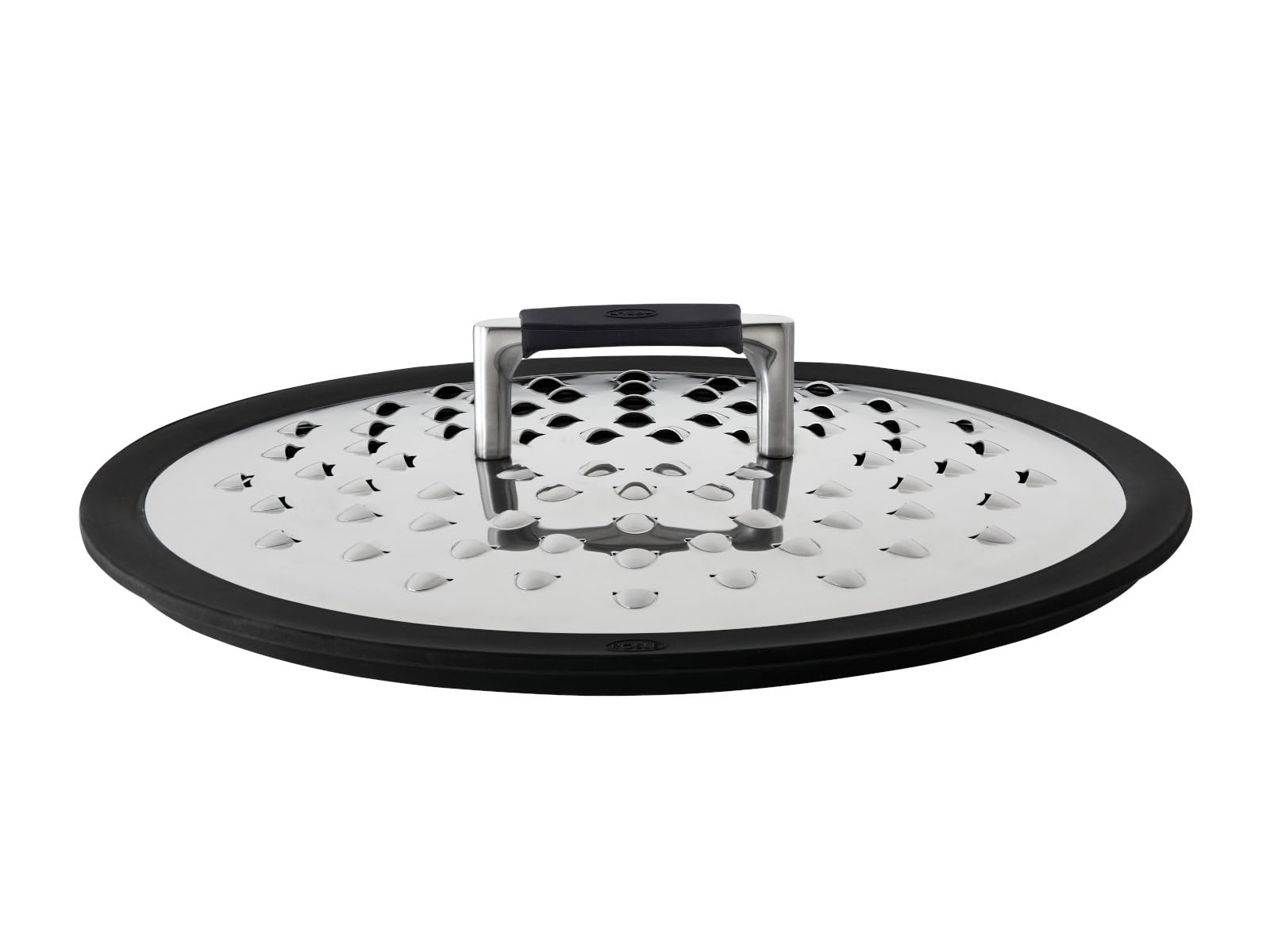 Rosle Silence Pro Splatter Guard Stainless Steel Lid with Silicone Rim for Pans 9.5in & 11in