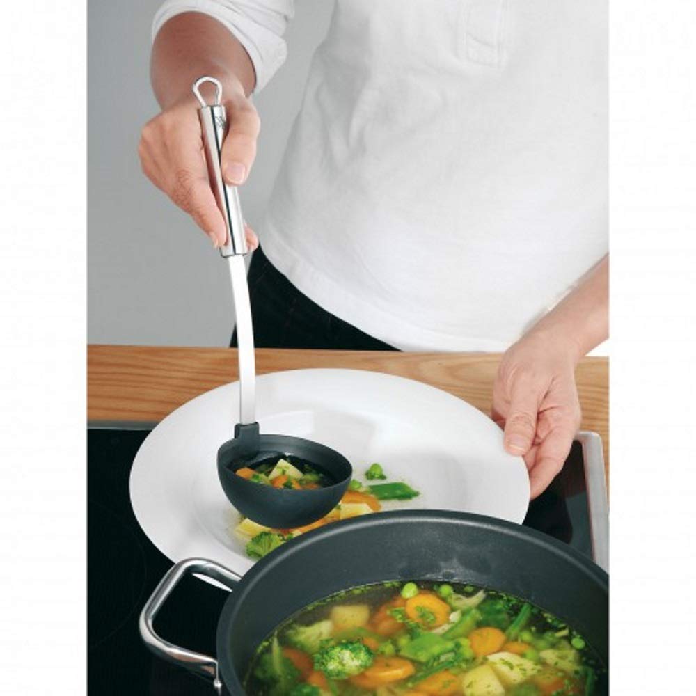 Wmf Profi Plus Cromargan Partly Matt Ladle, 30.5 X 9 X 9 Cm, Silver