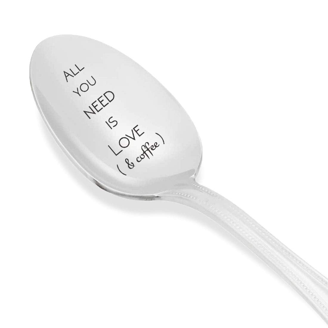 All You Need Is Love & Coffee Spoon Lover Gifts Prefect Gift Idea For Coffee Lovers Dad Mom Gifts Gifts For Him Or Her