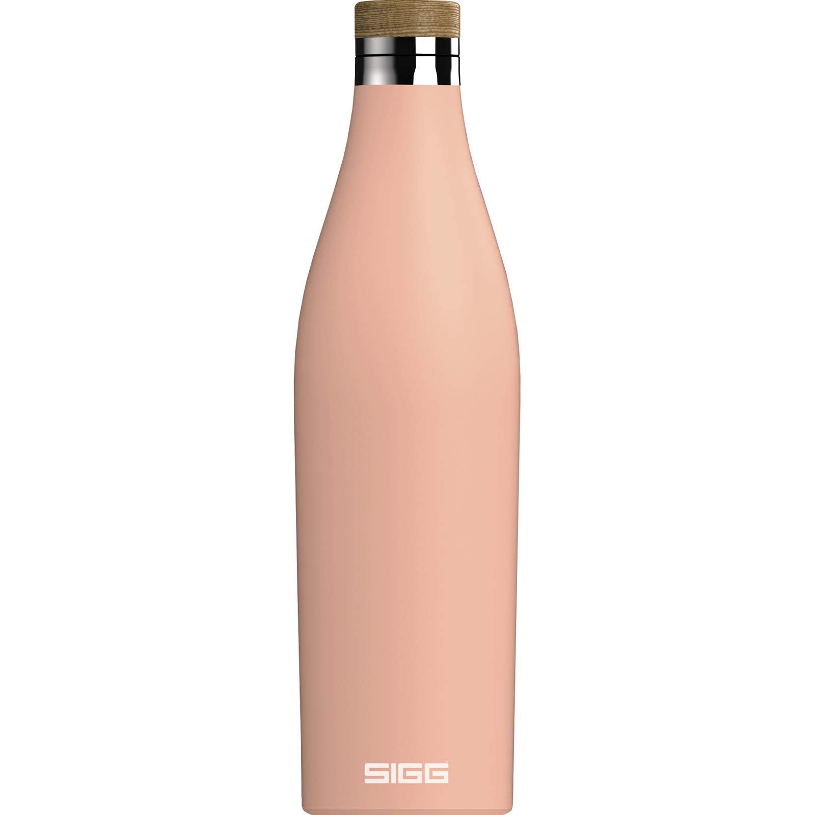 Sigg - Insulated Water Bottle - Meridian Shy Pink - Leakproof & Extra-Slim - BPA Free - Plastic Free - 18/8 Stainless Steel - Do
