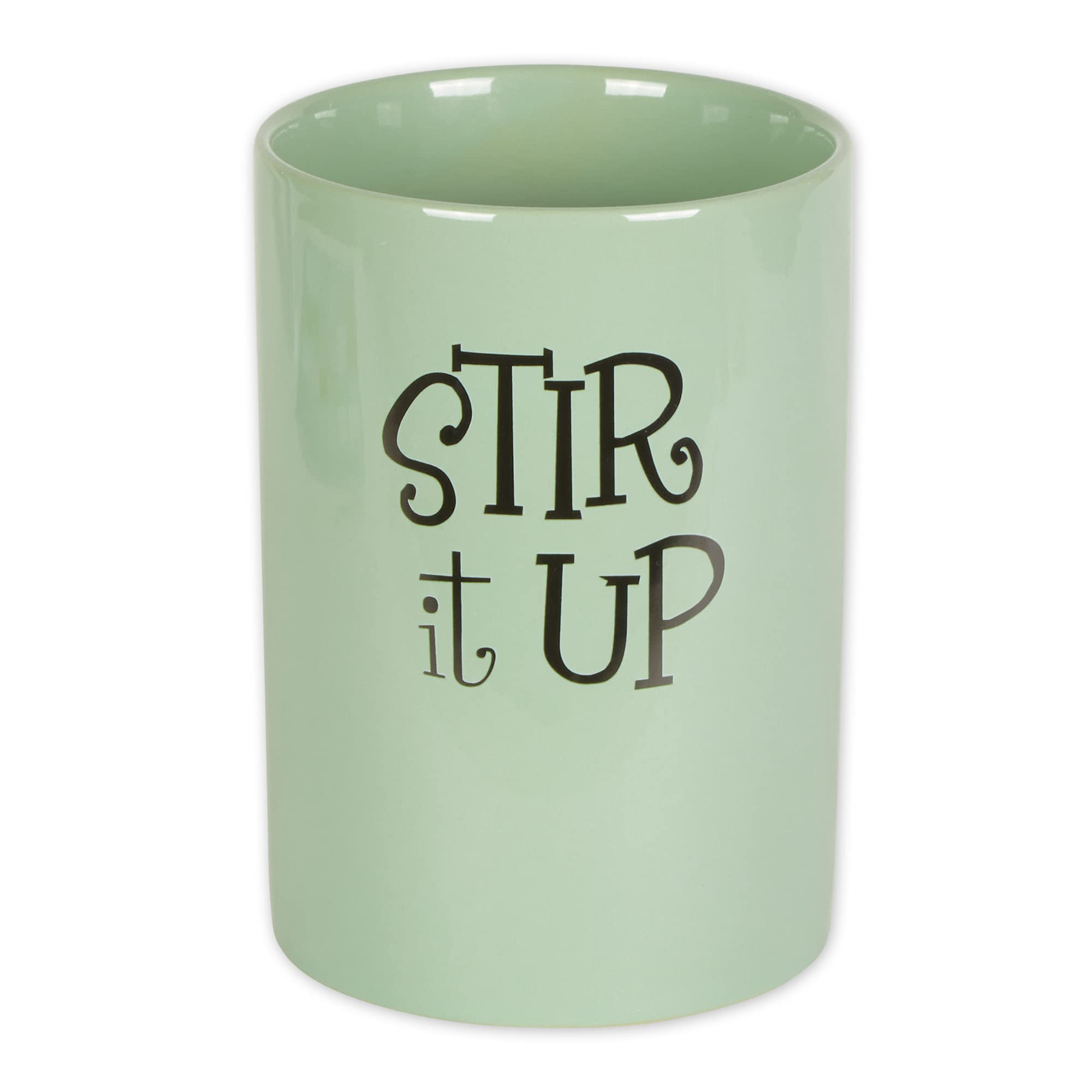 JADEITE STIR IT UP CERAMIC UTENSIL HOLDER