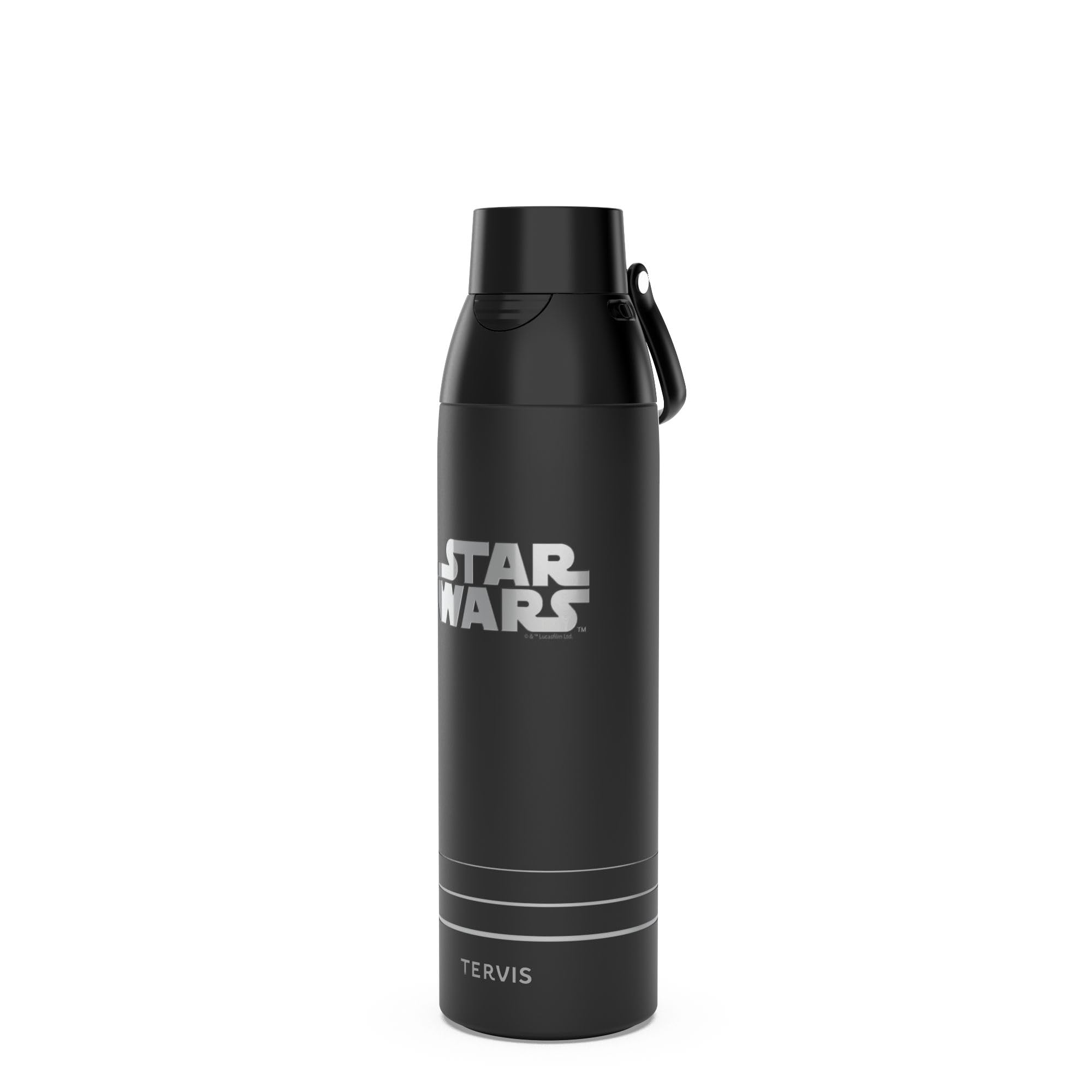 Tervis Venture Water Bottle Star Wars - Logo Made in USA Double Walled Insulated Tumbler Travel Cup Keeps Drinks Cold & Hot, 26o