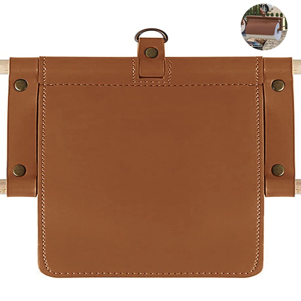 Kelendle Hanging Tissue Holder Camping Toilet Paper Holder Waterproof Tissue Box Paper Towel Dispenser Roll Hanging Cover Tissue