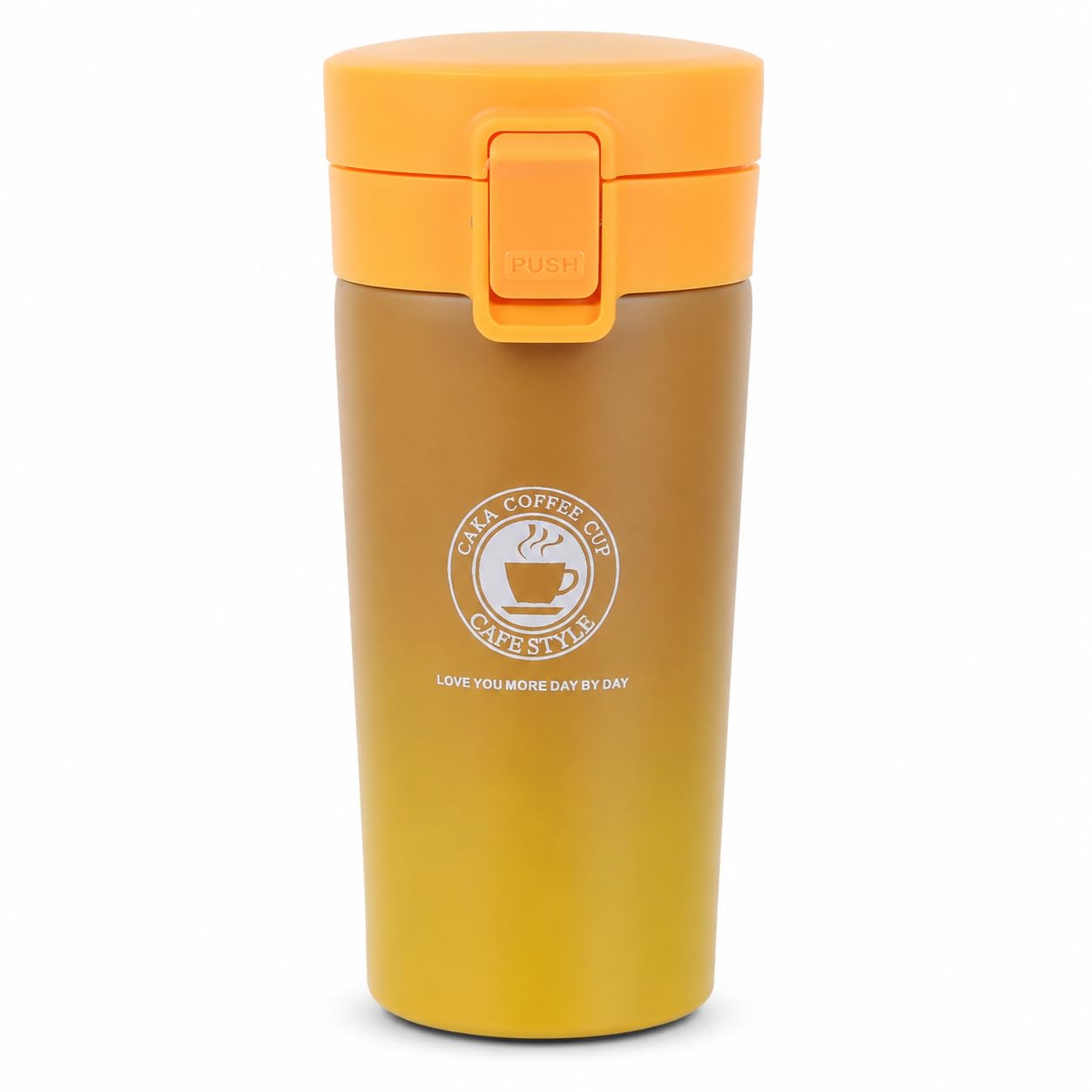 Personalised Coffee Mug Travel Tumbler 380 ml, Stainless Steel Double Wall Insulated Hot & Cold Coffee Bottle with Mesh Filter f