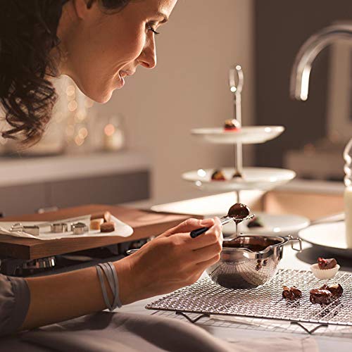 10Pcs Chocolate Dipping Fork Set, Diy Baking Supplies, Stainless Steel Decorating Tool Set For Handmade Chocolates, Pralines,Tru