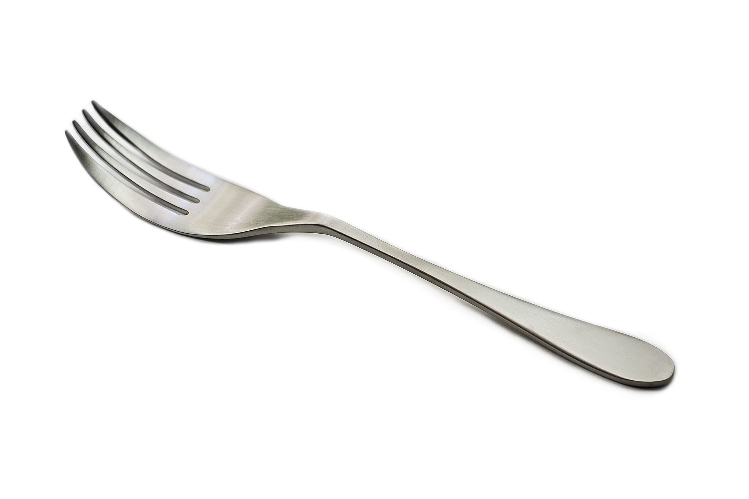 Knork Lite Stainless Steel, 4 Piece Set, Dinner Knork Fork (Open Stock), Matte Brushed Finish