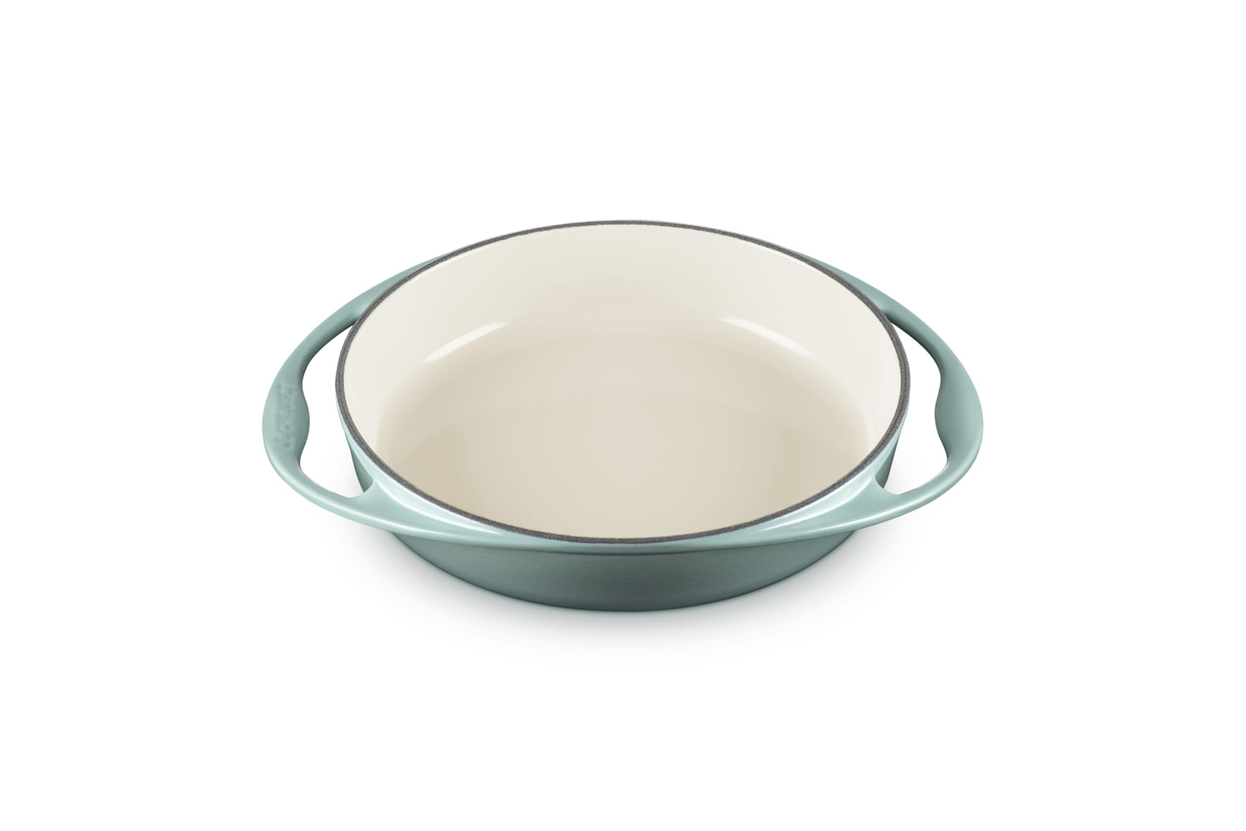 Le Creuset Enameled Cast Iron Traditional Round Tarte Tatin Dish, 2 qt., Sea Salt