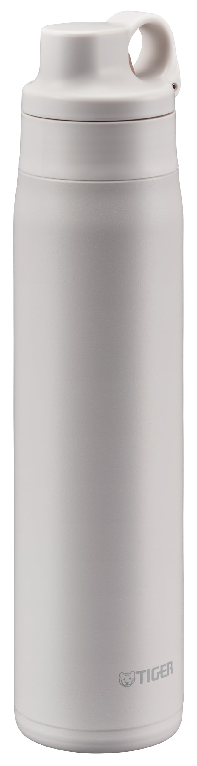 Tiger Corporation Vacuum Insulated Bottle with Stainless-steel Straw, 30oz (880ml),MTS-W088WO, Off White