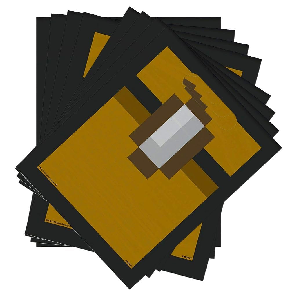 Multicolor Minecraft Loot Bags (8 Count) - Perfect Party Favor Bag For Gamers, Collectors, And Minecraft Fans