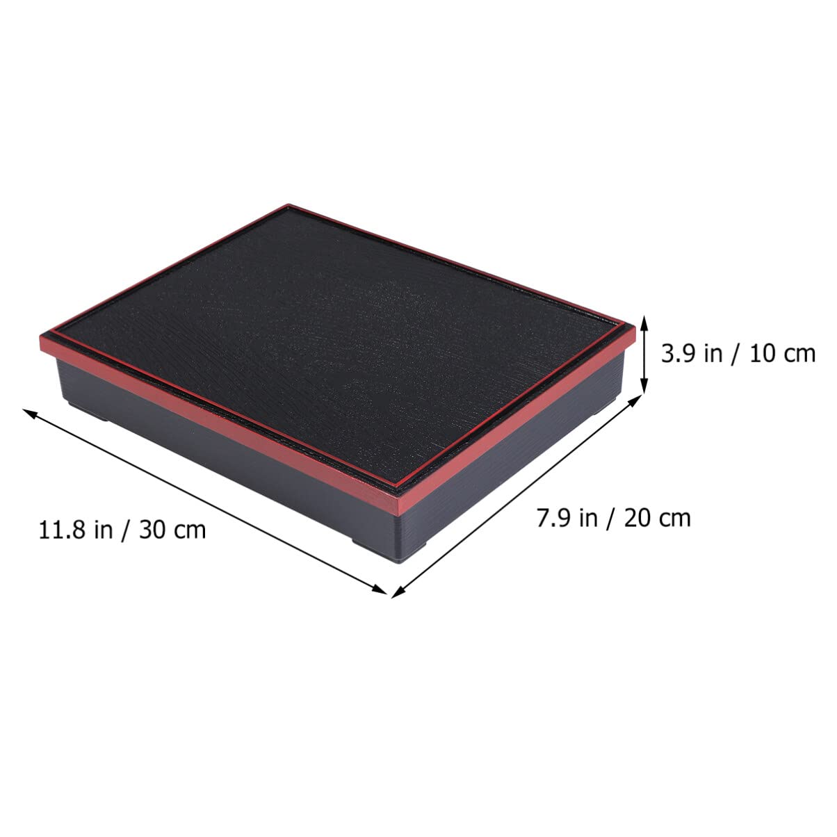 Japanese Sushi Tray Bento Box Traditional Plastic Candy Box Snack Serving Box With Lid For Restaurant Home Office Japanese Sushi