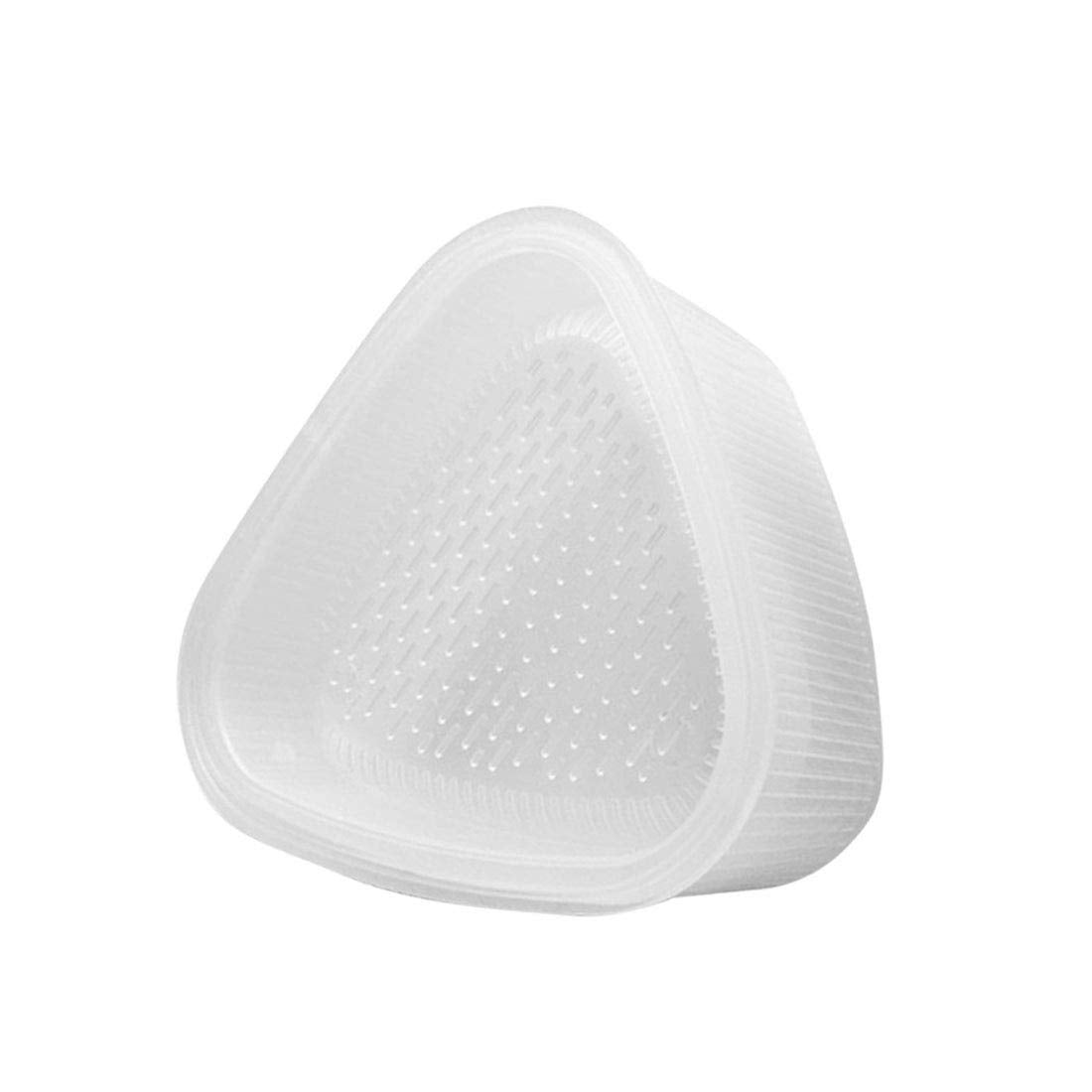 Pzrt 2Pcs Rice Ball Mold Food Press Sushi Mold Form Maker Diy Tool Sushi Tools Kitchen Gadgets (1 X L Triangle Shape + 1 X Heart