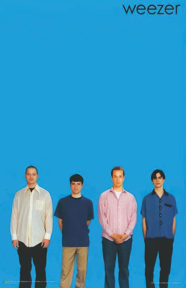 Weezer - Blue Mini Poster - Officially Licensed - 11'' X 17''